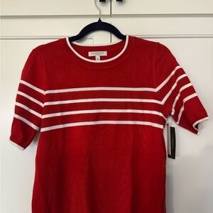 Liverpool Red and White Striped Top